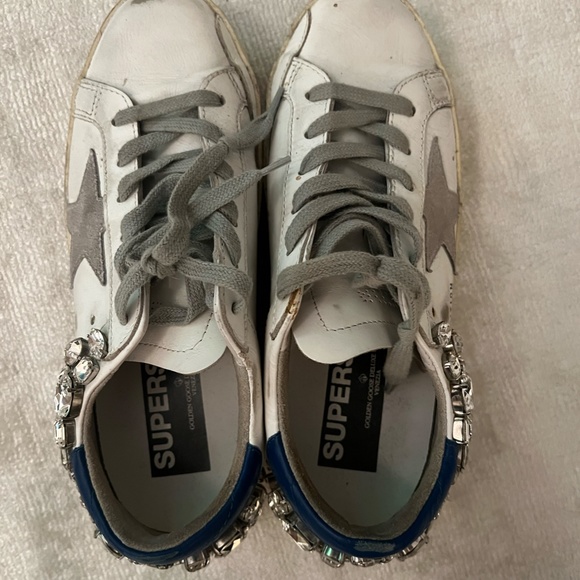 Golden Goose Crystal Embellished Superstar Sneakers - Picture 6 of 6
